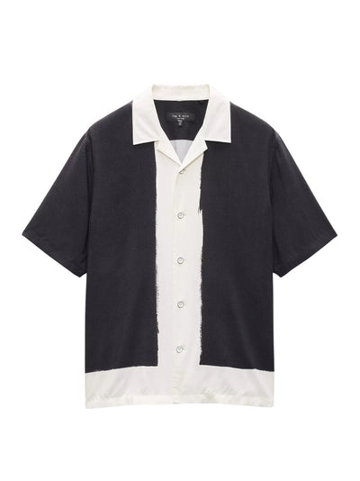 Printed Avery Vacation Shirt (Navy Anthony Print)