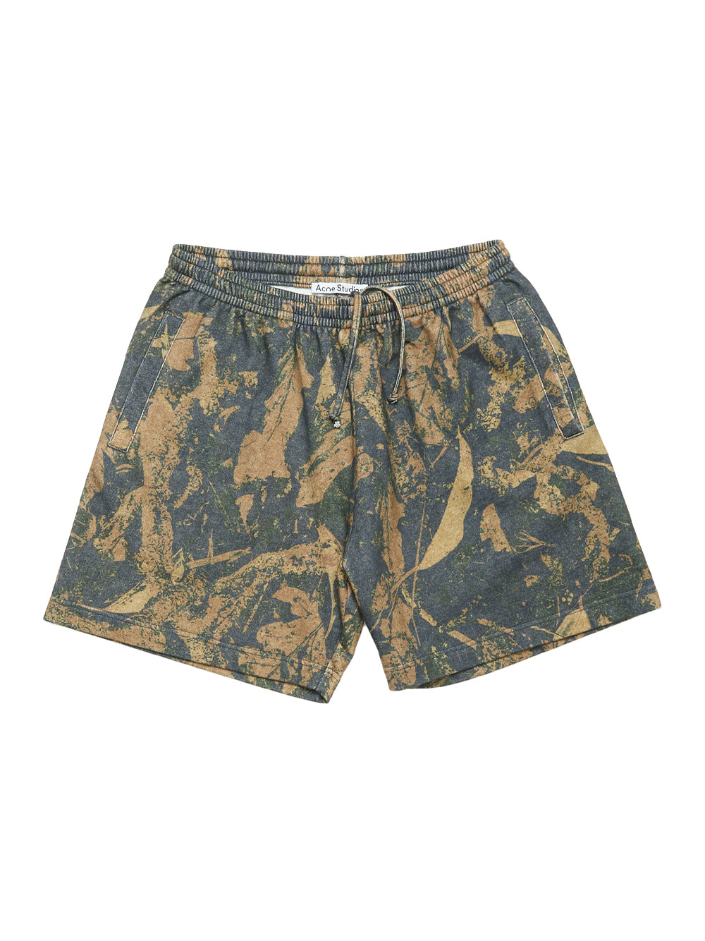 Printed Fleece Shorts Mud (Brown Camo)