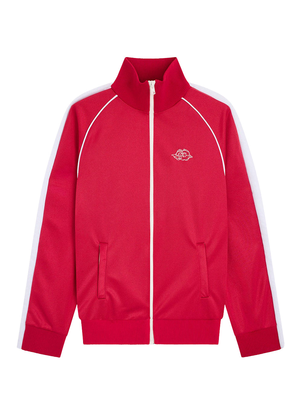 Puffy Piping Angel Track Sweatshirt (Red)