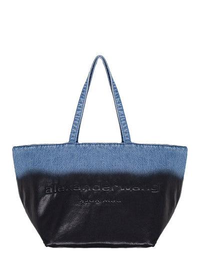 Punch Tote (Vintage Marbled Blue/Black)