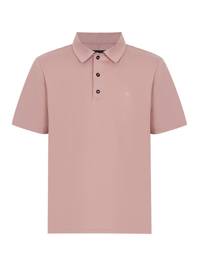 Pure Pima Polo (Washed Rose)