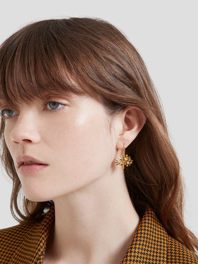 Mulberry Tree Earrings (Brass)