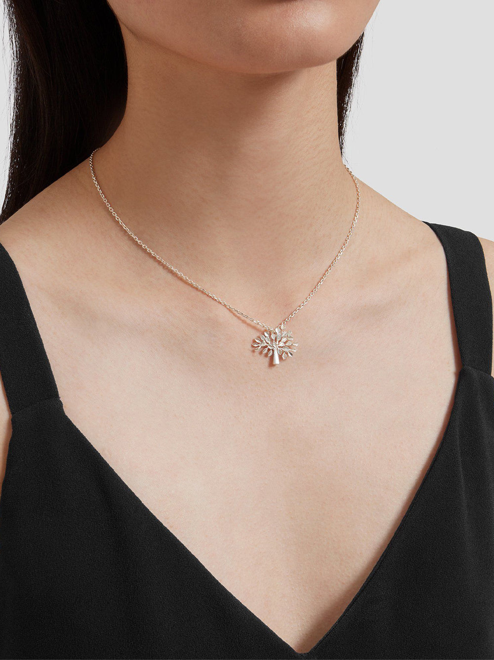 Mulberry Tree Necklace (Silver)