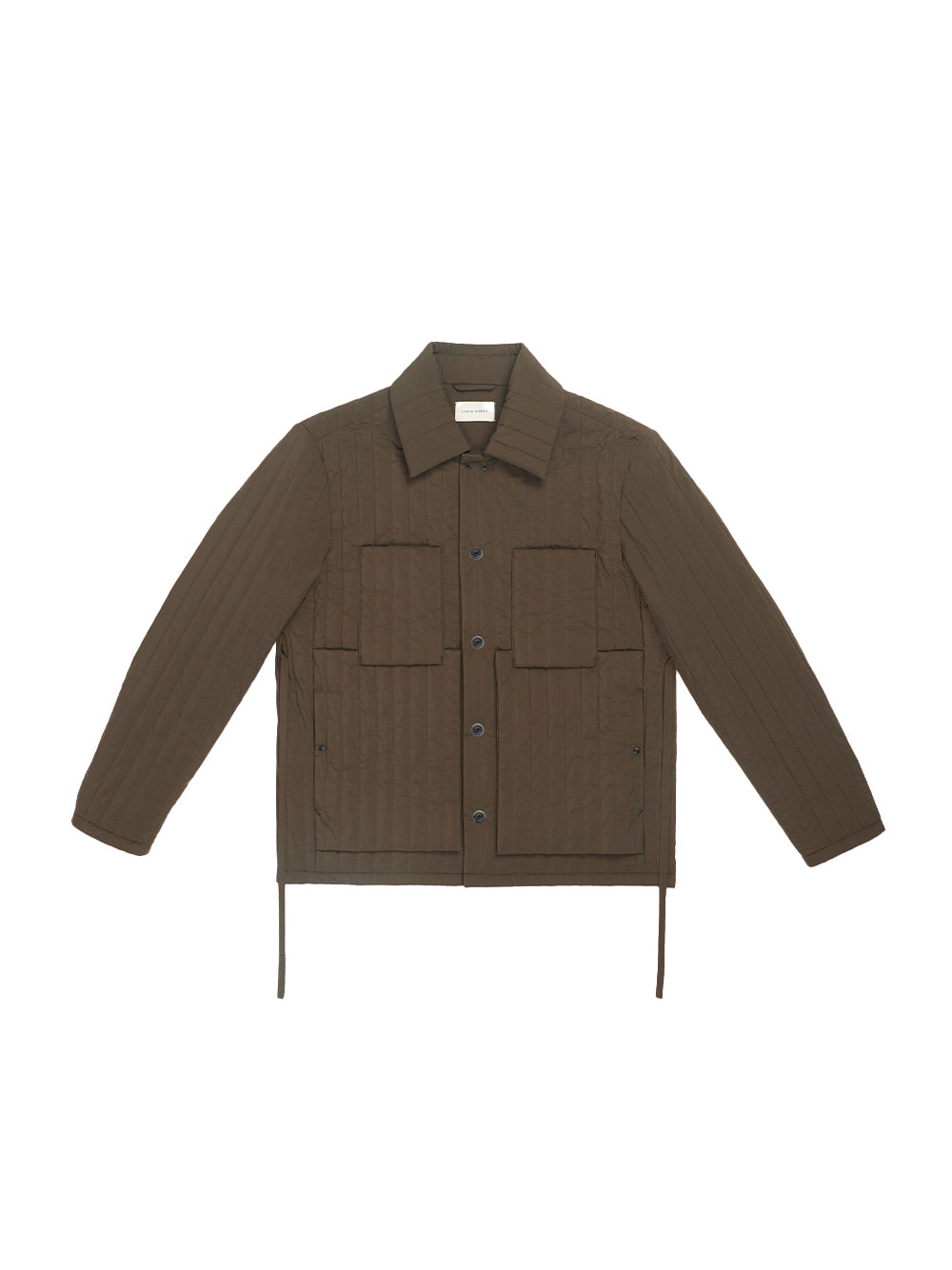 Quilted Worker Jacket (Brown)