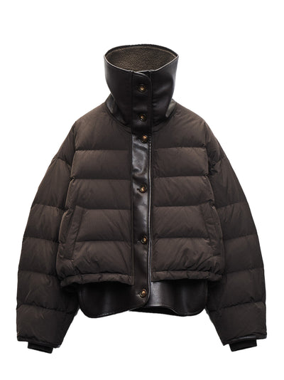 Gloria Puffer Jacket Brown