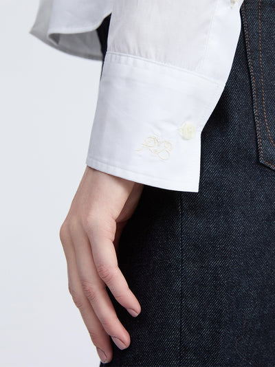 Dayton Poplin Shirt (White)
