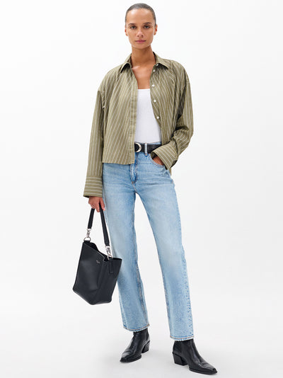 Martha Poplin Striped Shirt Grnst