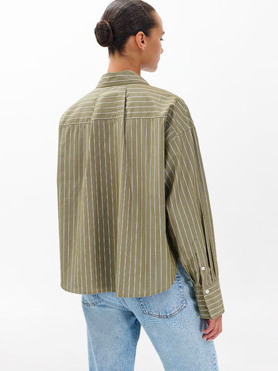 Martha Poplin Striped Shirt Grnst