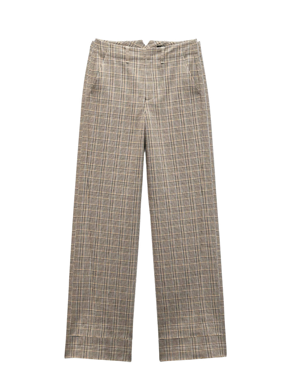 Shea Plaid Pant Tan Multi