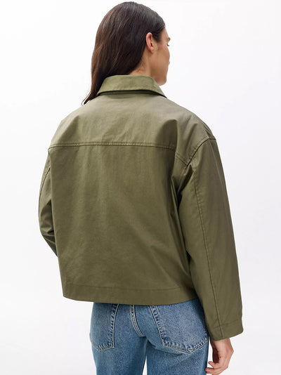 Nonie 2-in-1 Cotton Jacket (Olive)
