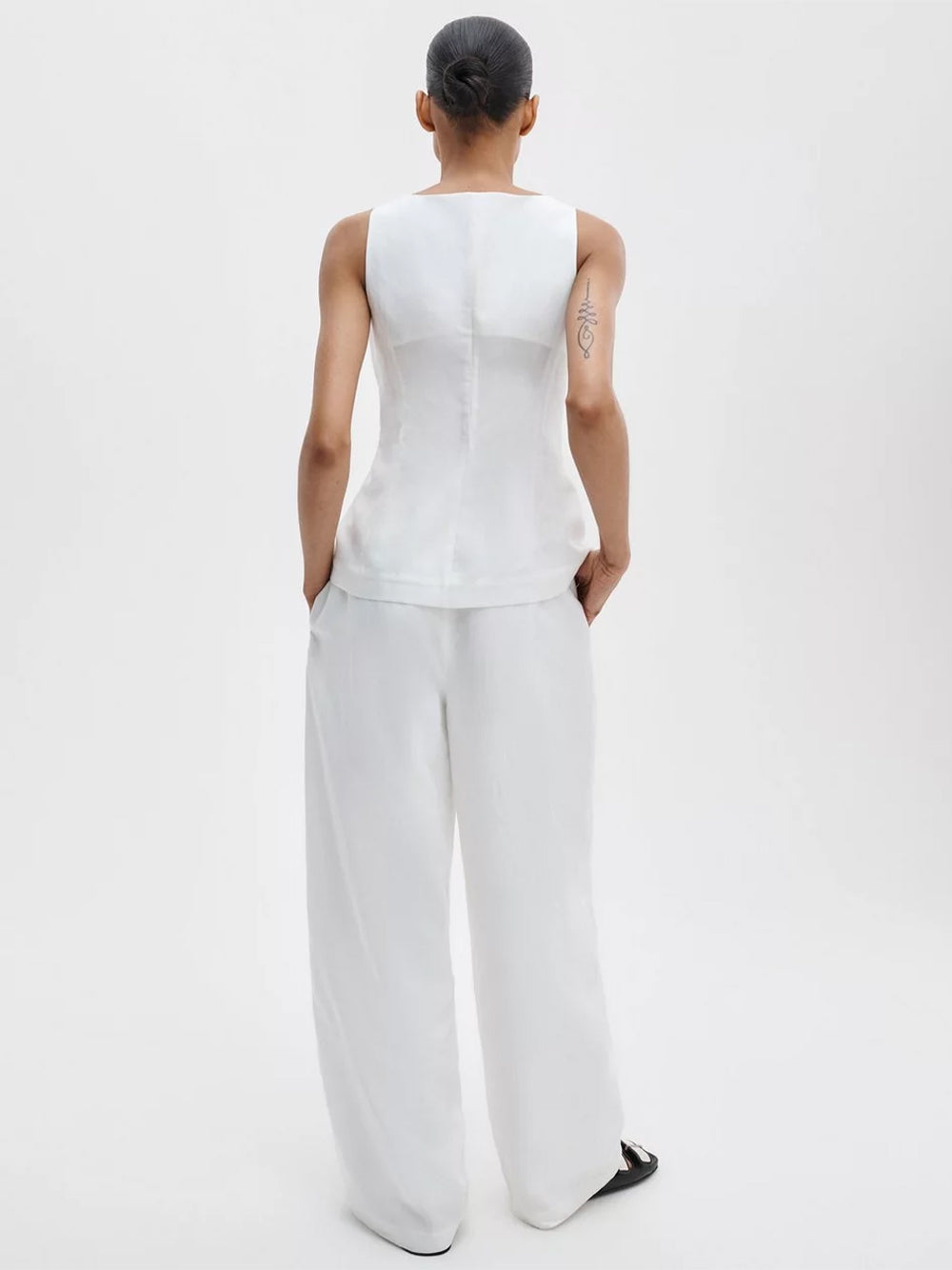 Chappell Linen Pant (White)