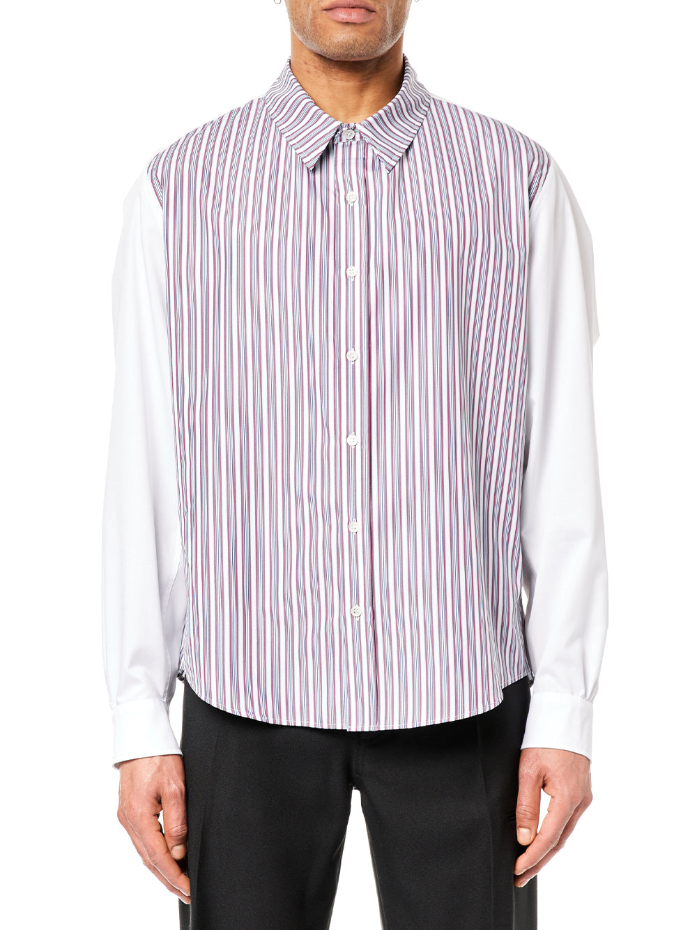 Men Stripe Shirt Woven Stripes