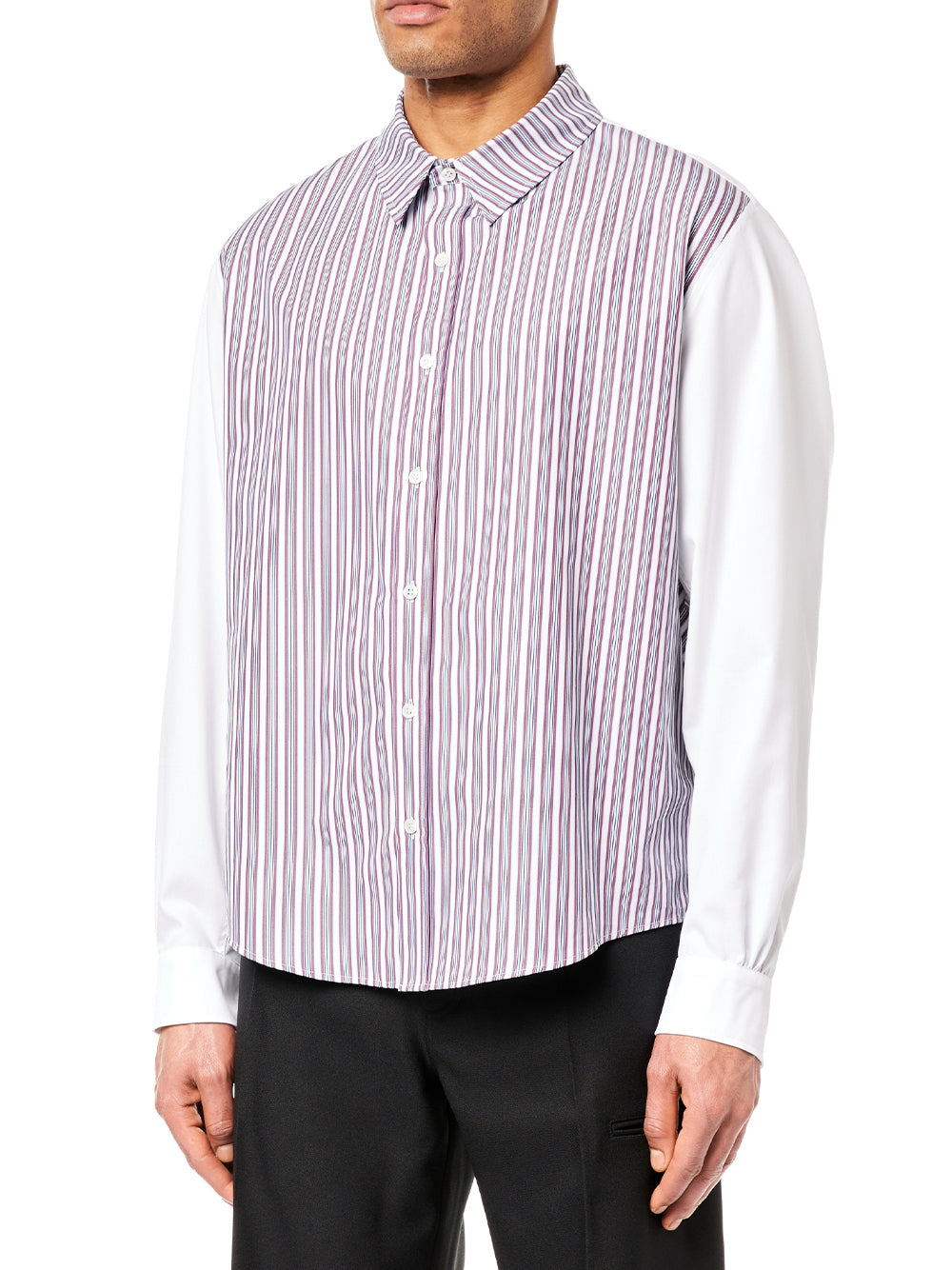 Men Stripe Shirt Woven Stripes