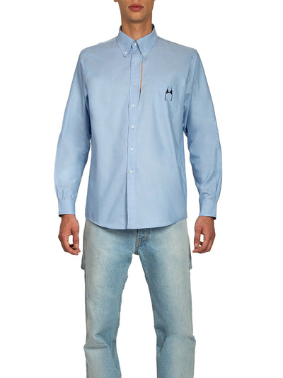 Cut-Out Shirt (Light Blue)