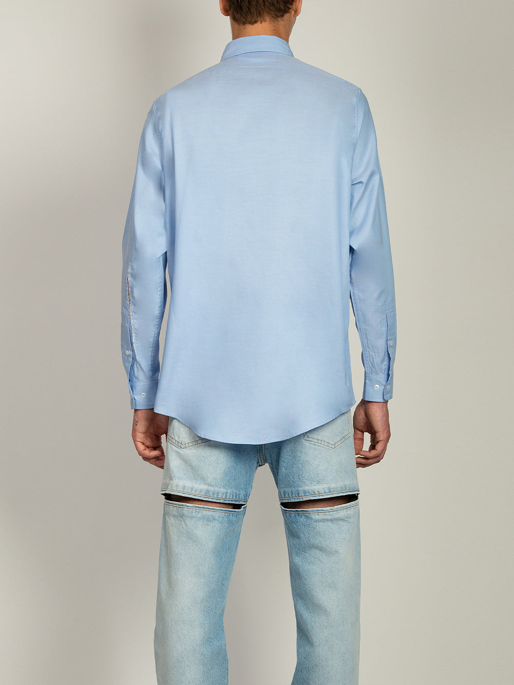 Cut-Out Shirt (Light Blue)