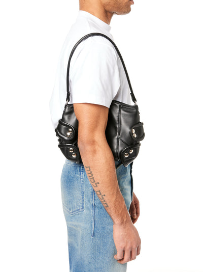 Mask Shoulder Bag (Black)