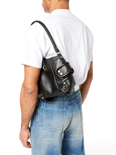 Mask Shoulder Bag (Black)