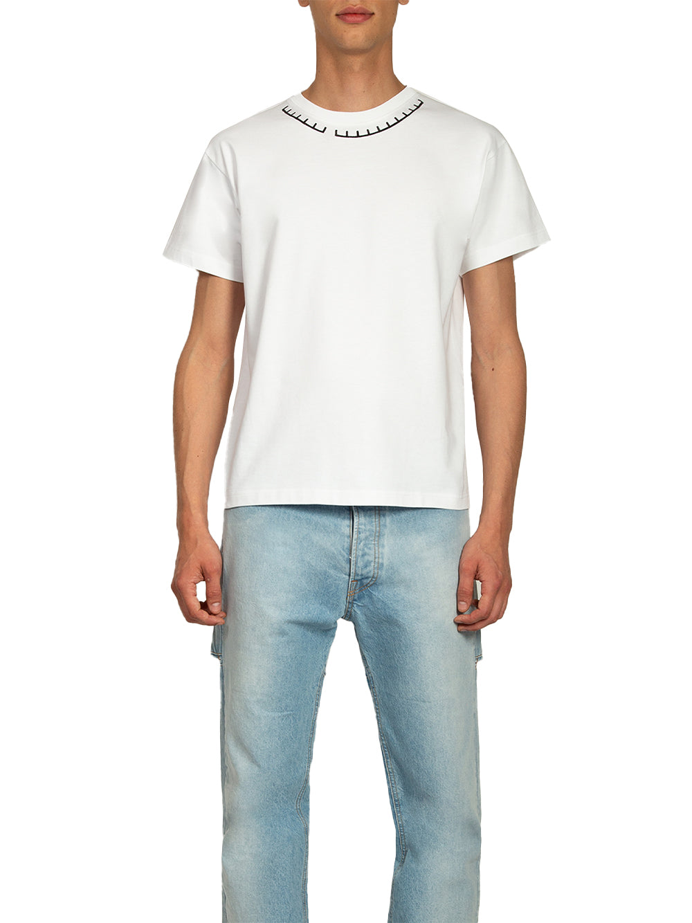 Printed Short Sleeve T-Shirt (White)