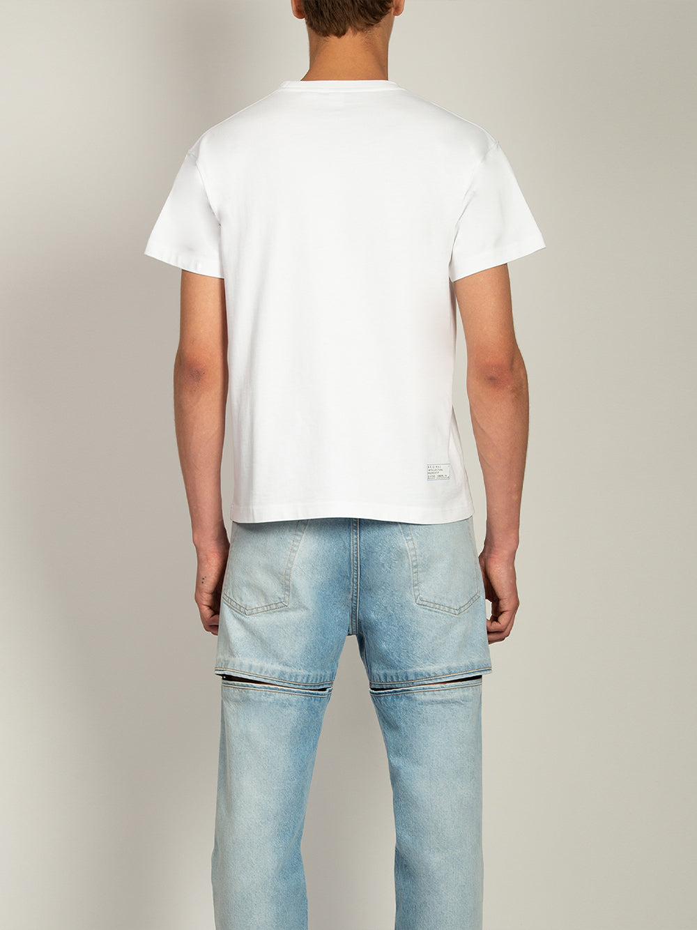 Printed Short Sleeve T-Shirt (White)