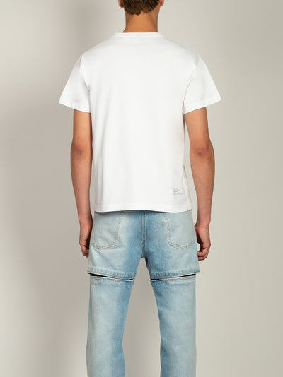 Printed Short Sleeve T-Shirt (White)