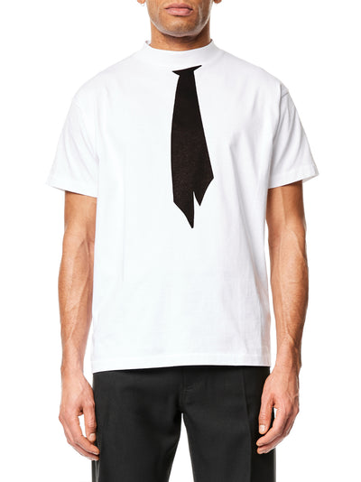 Tie Print T-shirt (White)