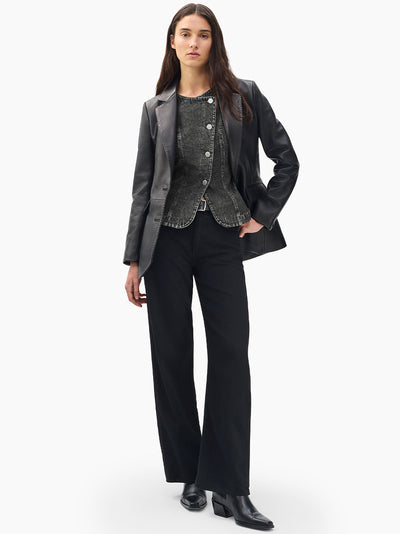 Miramar Ponte Olivia Vest (Washed Black)