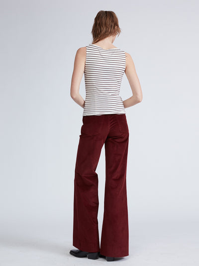 The Knit Stripe Boatneck Ta Brgmt