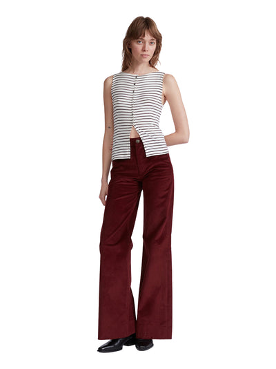 The Knit Stripe Boatneck Ta Brgmt