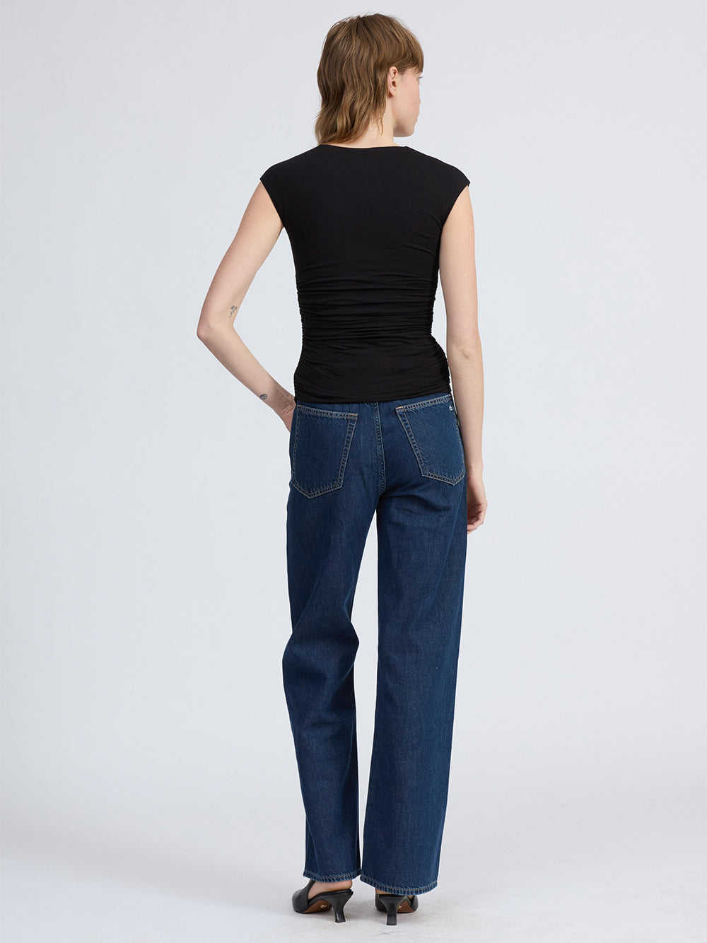 Luca Twist Shortsleeve Black