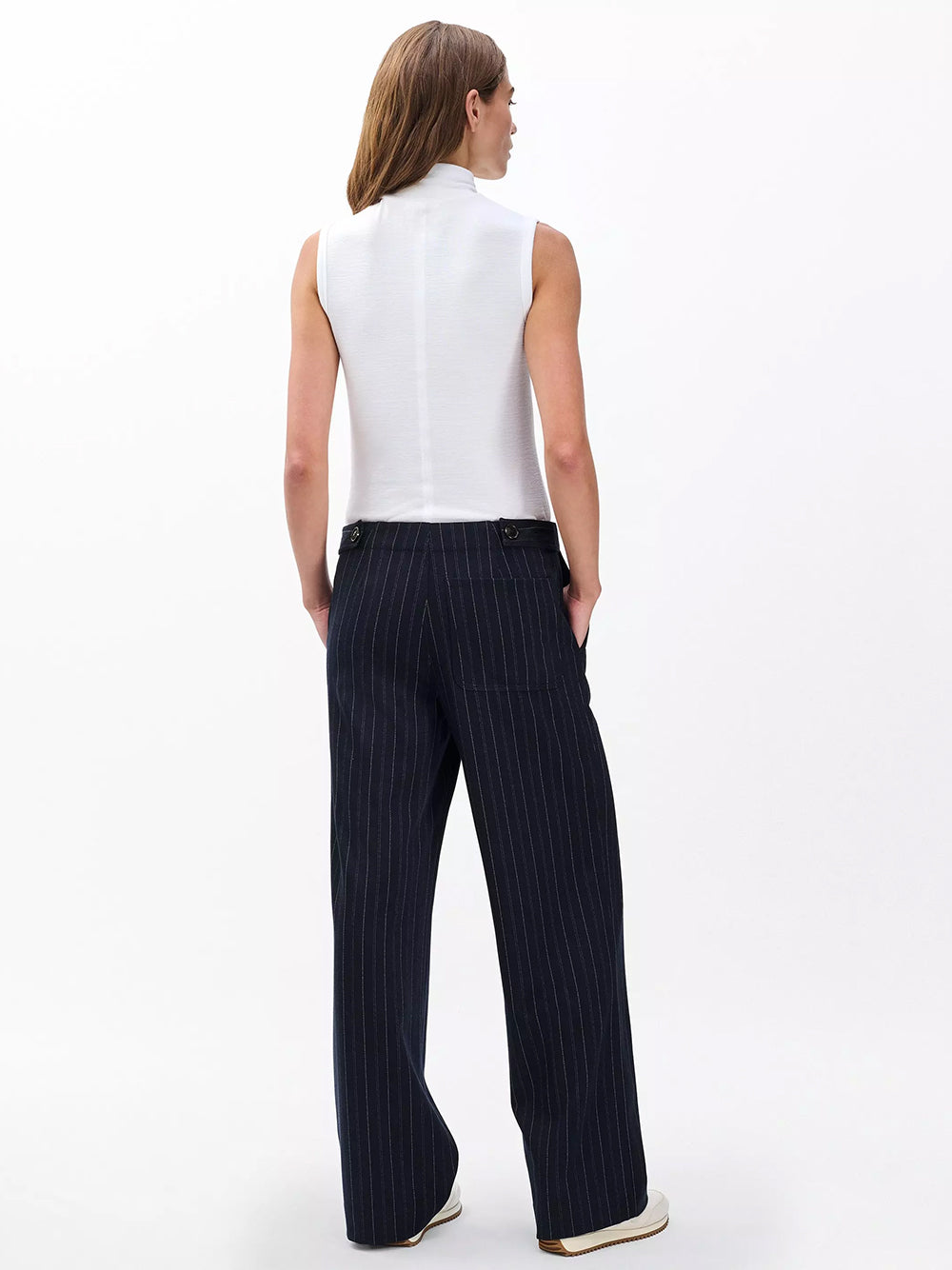 Irina Ponte Tailored Pant Navy Multi