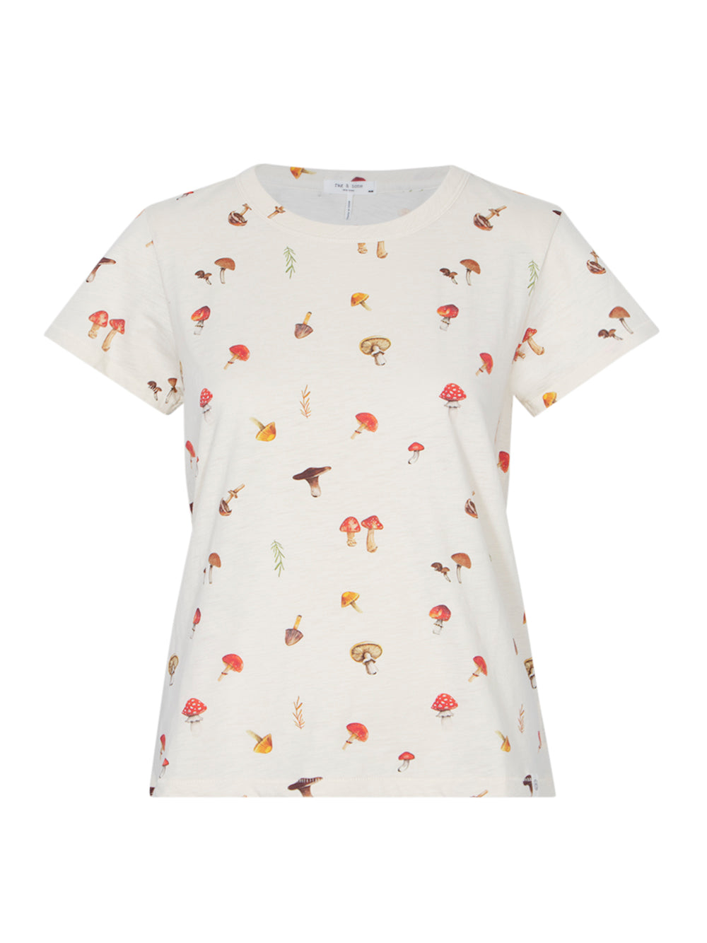 All Over Mushroom Tee Ivory Multi