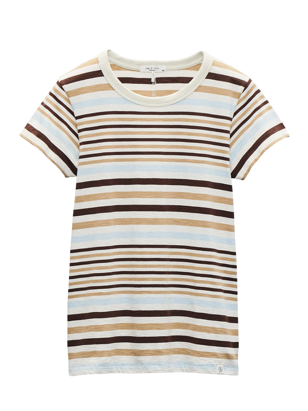 The Slub Striped Tee Bright Multi