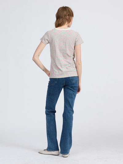 The Slub Striped Tee Bright Multi