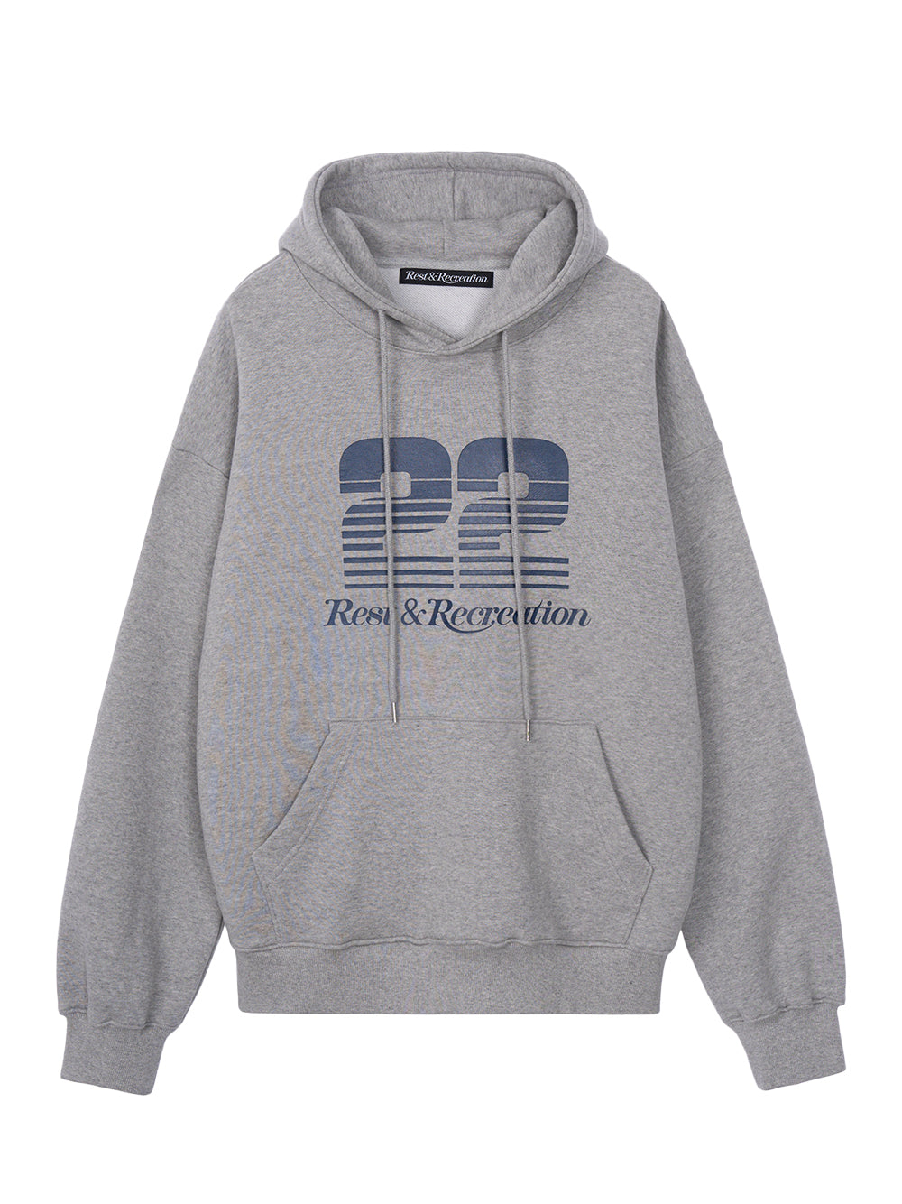 RR 22 Logo Oversized Hoodie (Grey)
