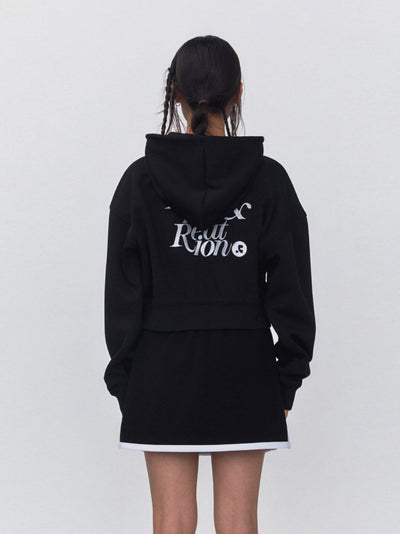 RR 2Way Zip-Up Hoodie (Black)