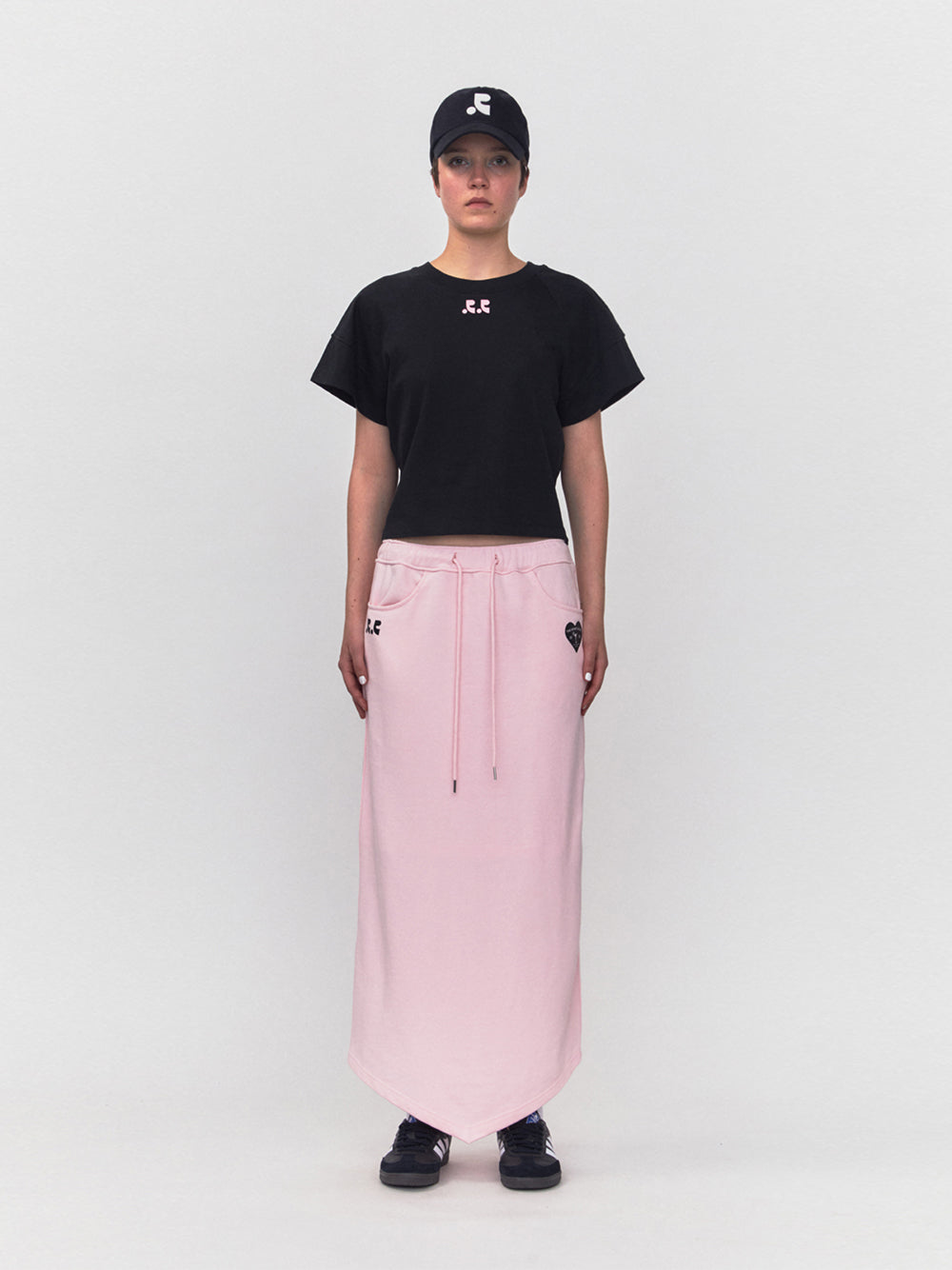 RR Arrow Point Long Skirt (Pink)