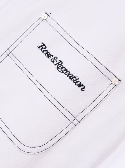 RR Cotton Overalls (White)