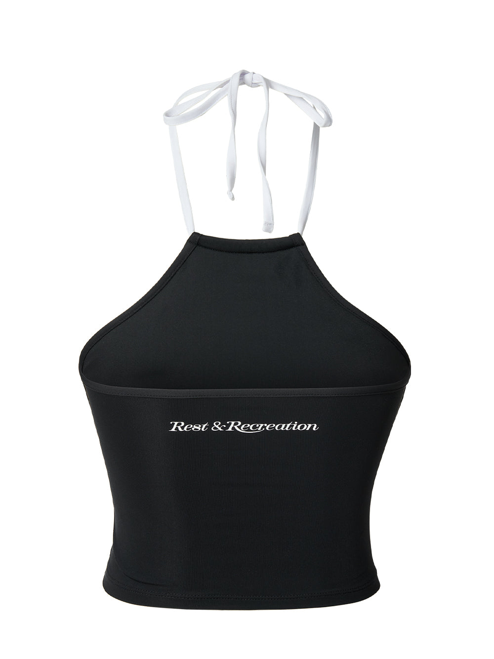 RR Halter Neck Crop Top (Black)