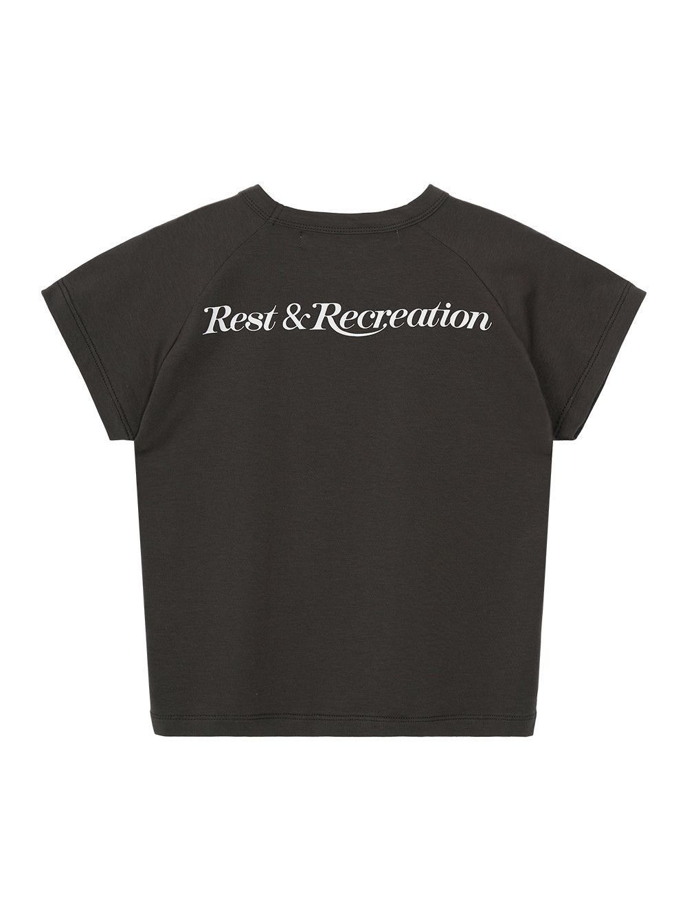 RR Logo Crop Top (Charcoal)