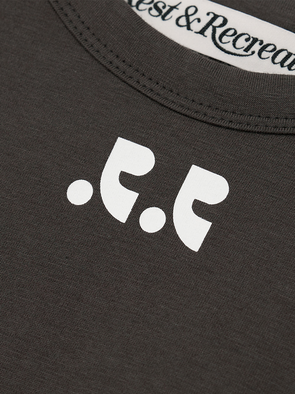 RR Logo Crop Top (Charcoal)