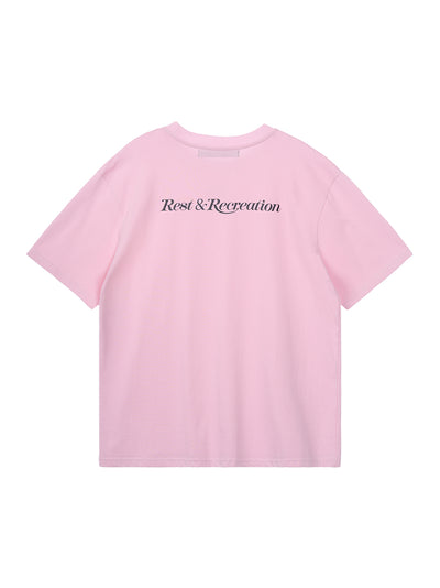 RR Logo Oversize T-Shirt (Pink)