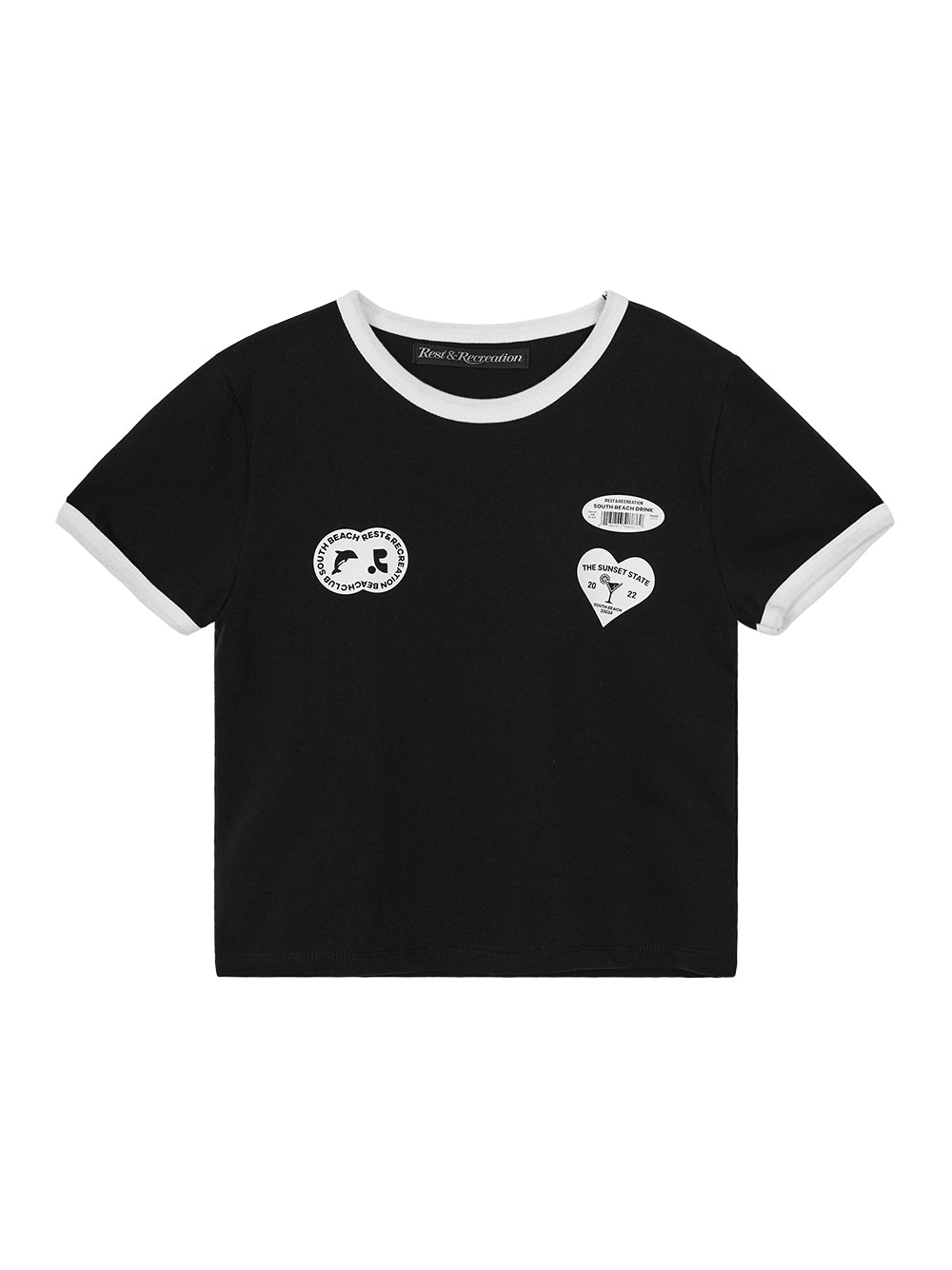 RR Logo Ringer T-Shirt (Black)