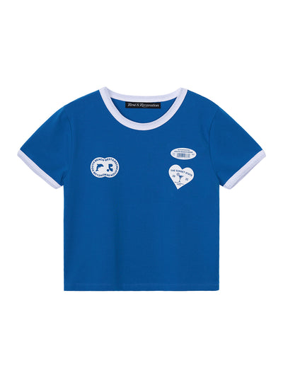 RR Logo Ringer T-Shirt (Blue)
