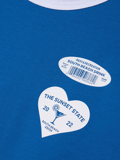 RR Logo Ringer T-Shirt (Blue)