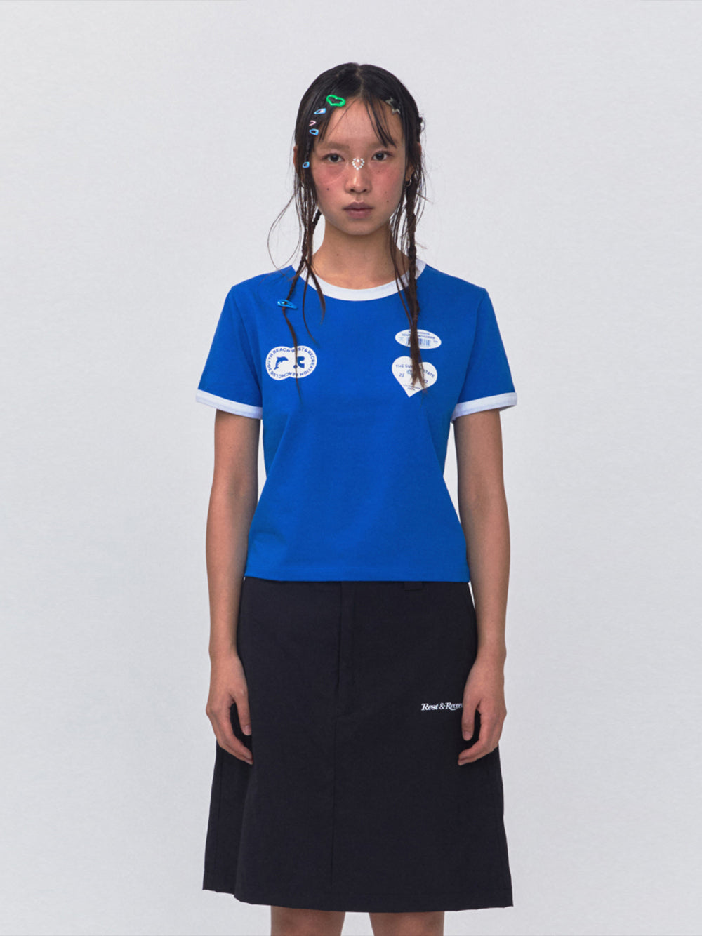 RR Logo Ringer T-Shirt (Blue)