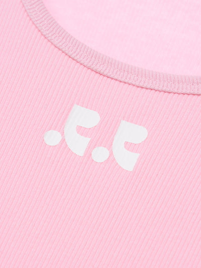 RR Logo Short Tank Top (Pink)