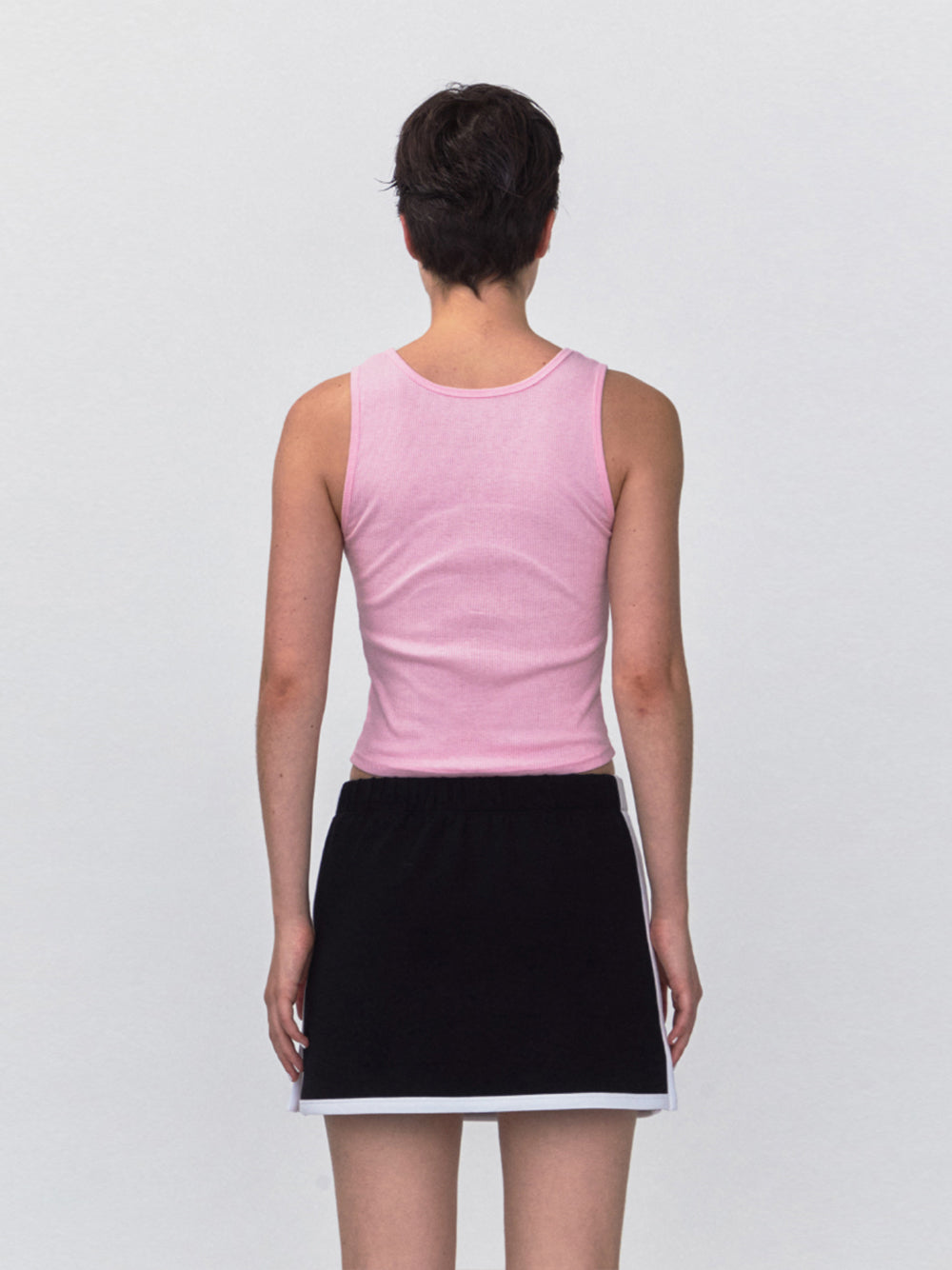 RR Logo Short Tank Top (Pink)