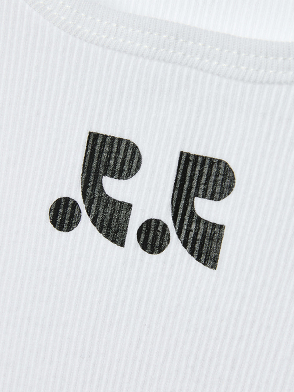 RR Logo Short Tank Top (White)