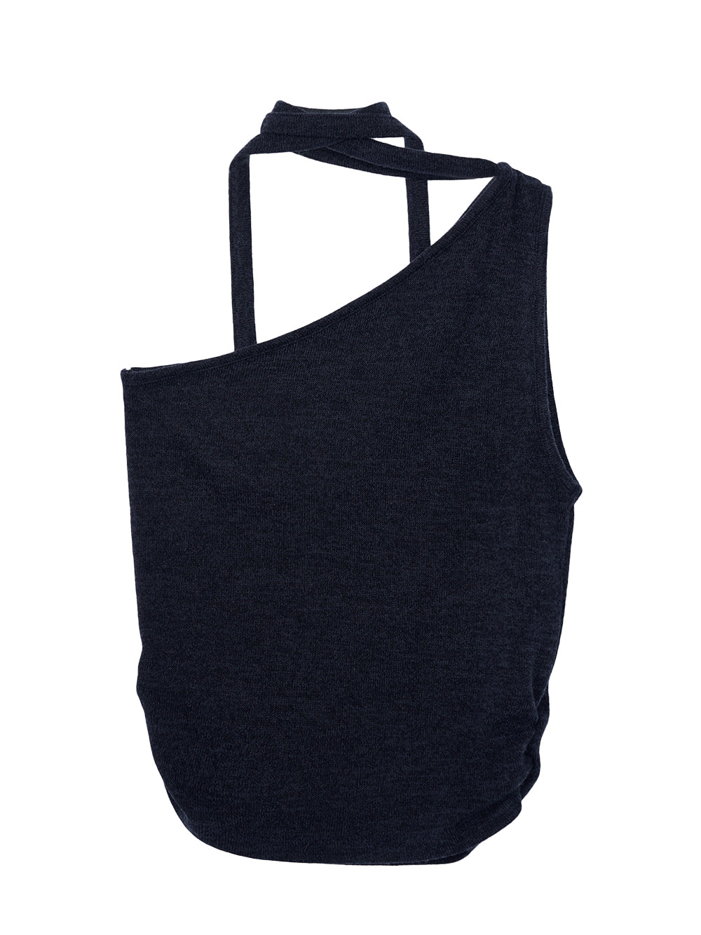 RR One Shoulder Tie Top (Navy)