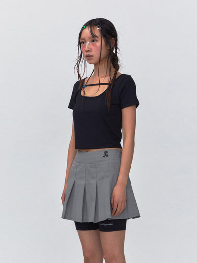 RR Strap Crop Top (Black)